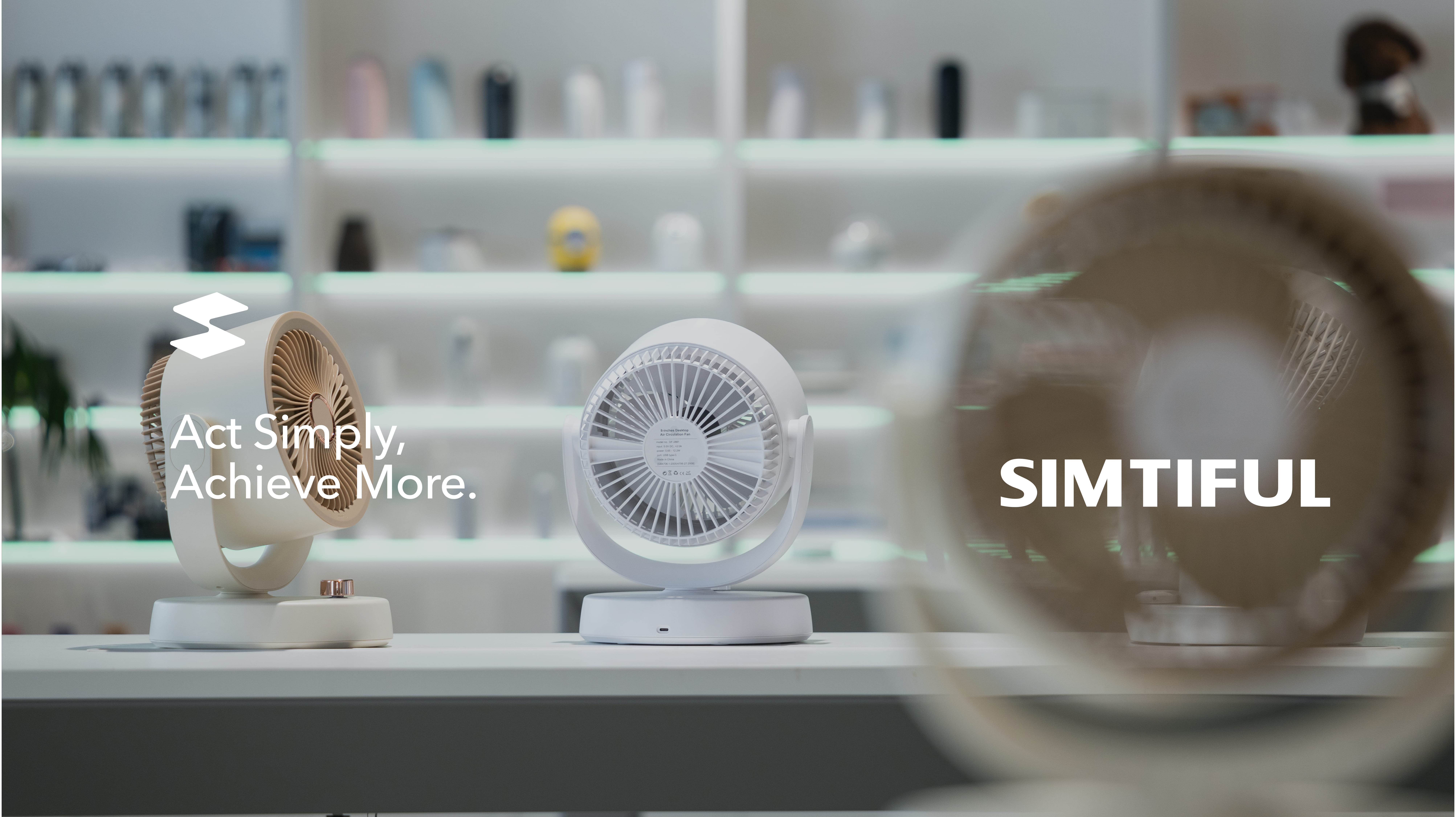 SIMTIFUL hero product showcase