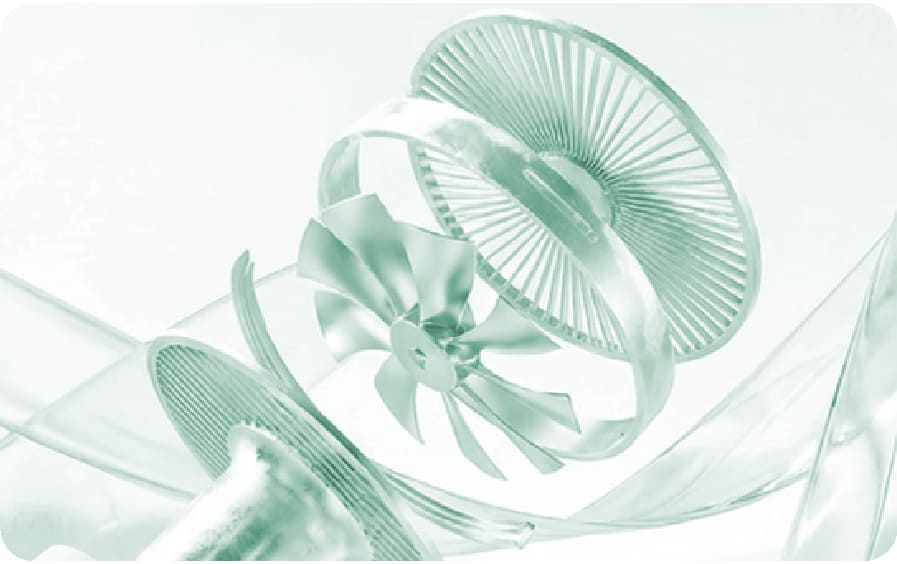 Abstract product design composition